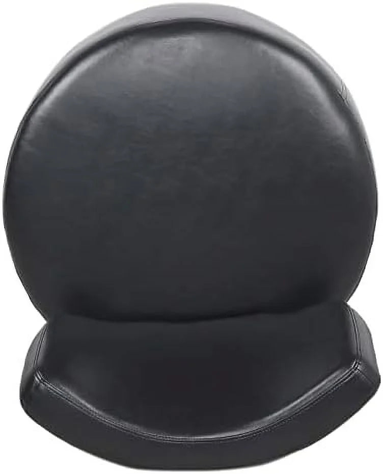 Black Faux Leather Swivel Chair G8834