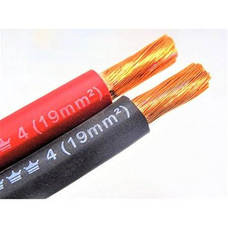 4 AWG Welding Cable Black Red 125 ft R175757