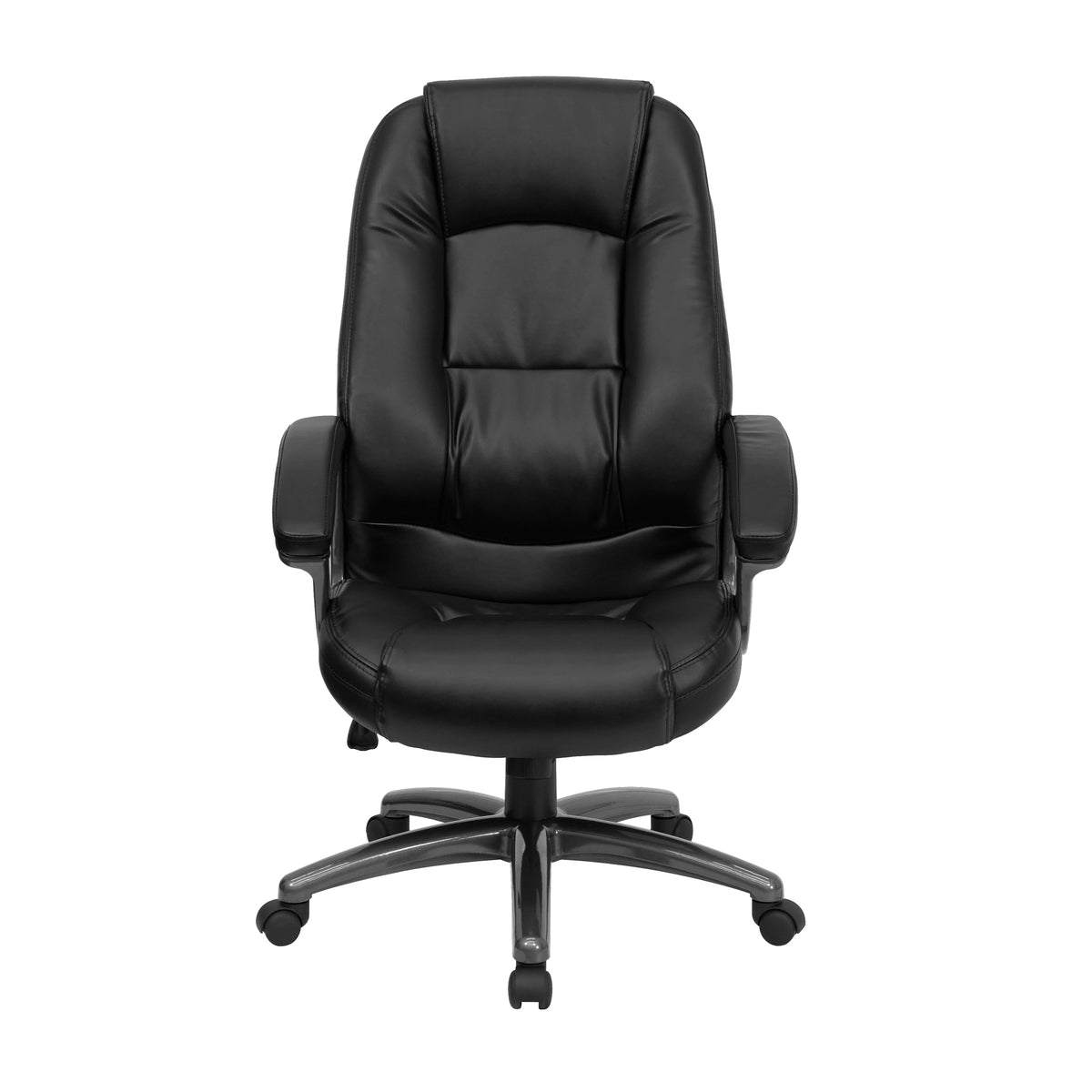 Black High Back Executive Swivel Ergonomic Office Chair with Arms G397985