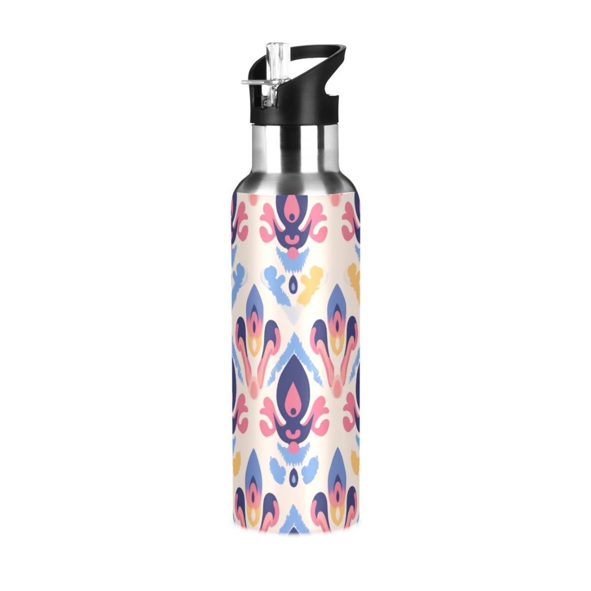 20 oz Insulated Stainless Steel Water Bottle with Straw Lid Q32311