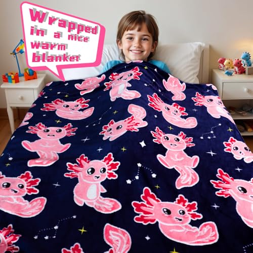 Glow in The Dark Shark Blanket 50x60 inch L73649