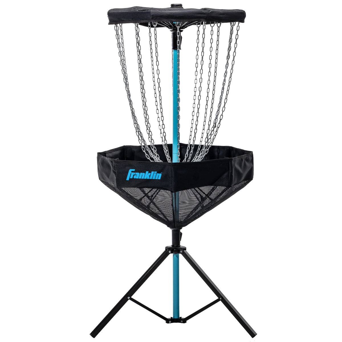 PDGA Approved Portable Disc Golf Target Basket Set with Metal Chains D3277