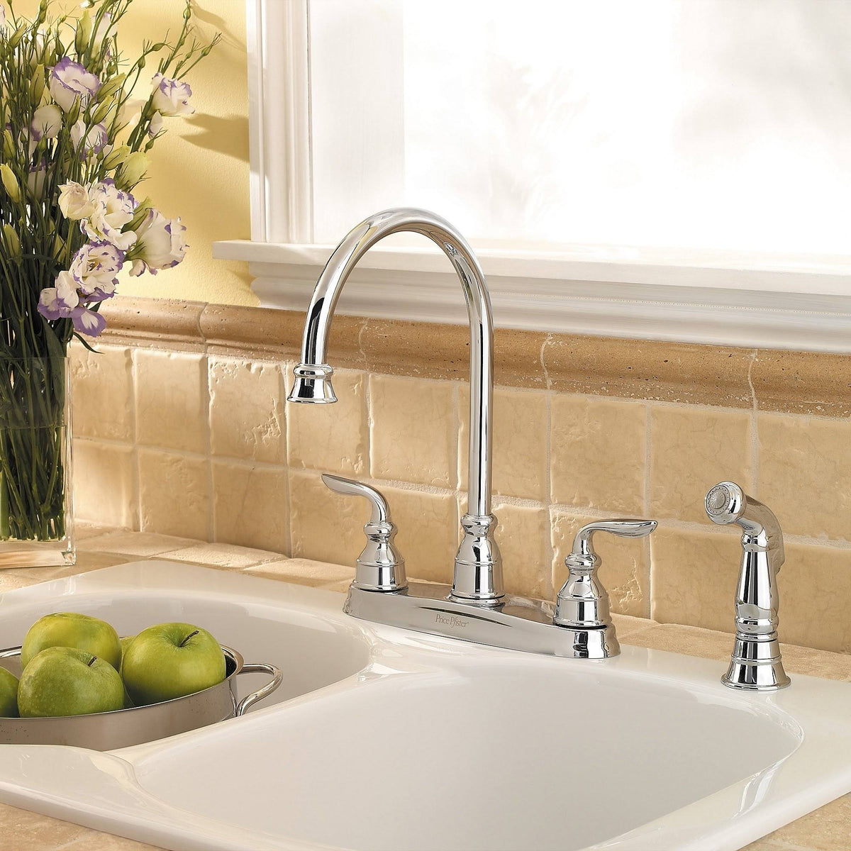 Polished Chrome Kitchen Faucet W26869
