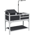 Gray Tortoise Habitat with Adjustable Lamp Holder U92879