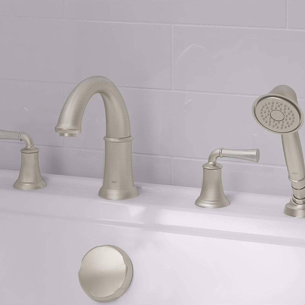 Brushed Nickel Roman Tub Filler with Personal Shower X9834