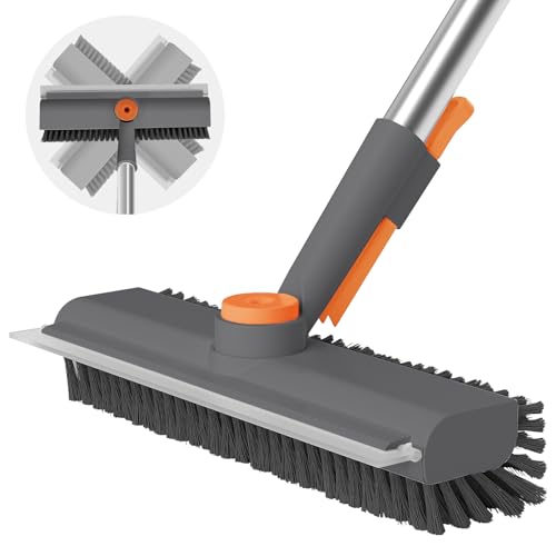 Floor Scrub Brush with Long Handle, Stiff Bristle G950