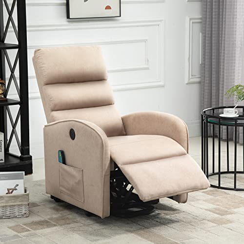Black PU Leather Power Lift Recliner Chair with Remote Control U487148