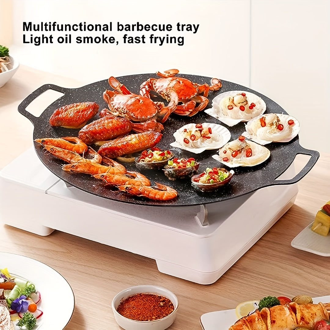 Non-stick Coating Round BBQ Grill Pan C85527