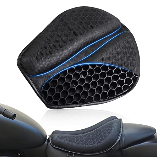 Foldable Large 3D-Honeycomb Breathable Motorcycle Gel Seat Cushion J1502