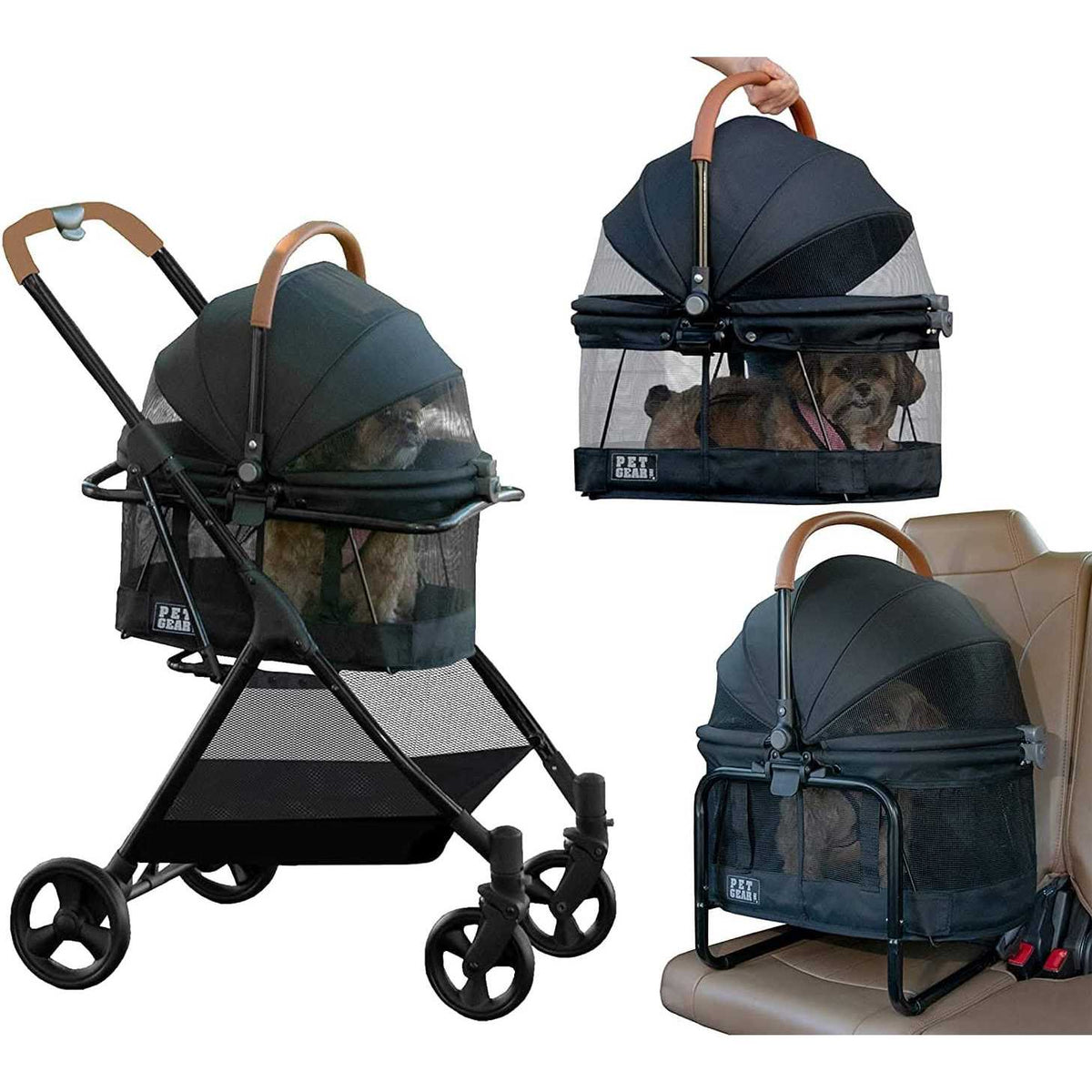 Pet Stroller, Booster and Carrier Travel System K43765