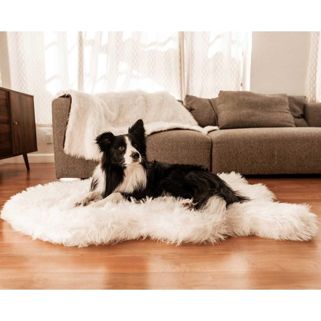 Faux Fur Orthopedic Dog Bed T284795