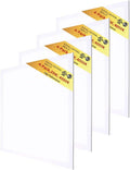2X2 FT 39W 4000K 4290 LM Back Lit LED Flat Panel Troffer Light Fixture, 4-Pack V93519