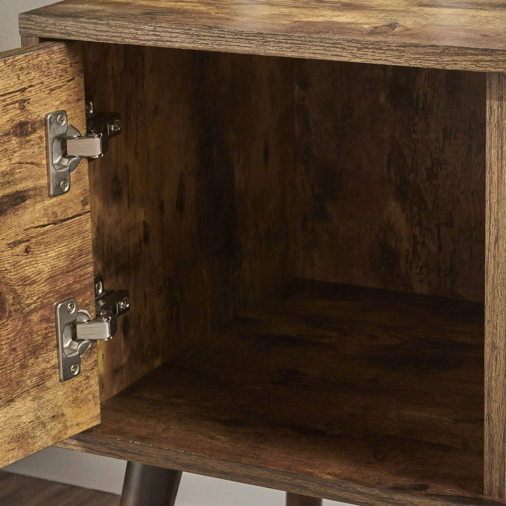 Pine /Wenge Fiberboard Entertainment Center J8902