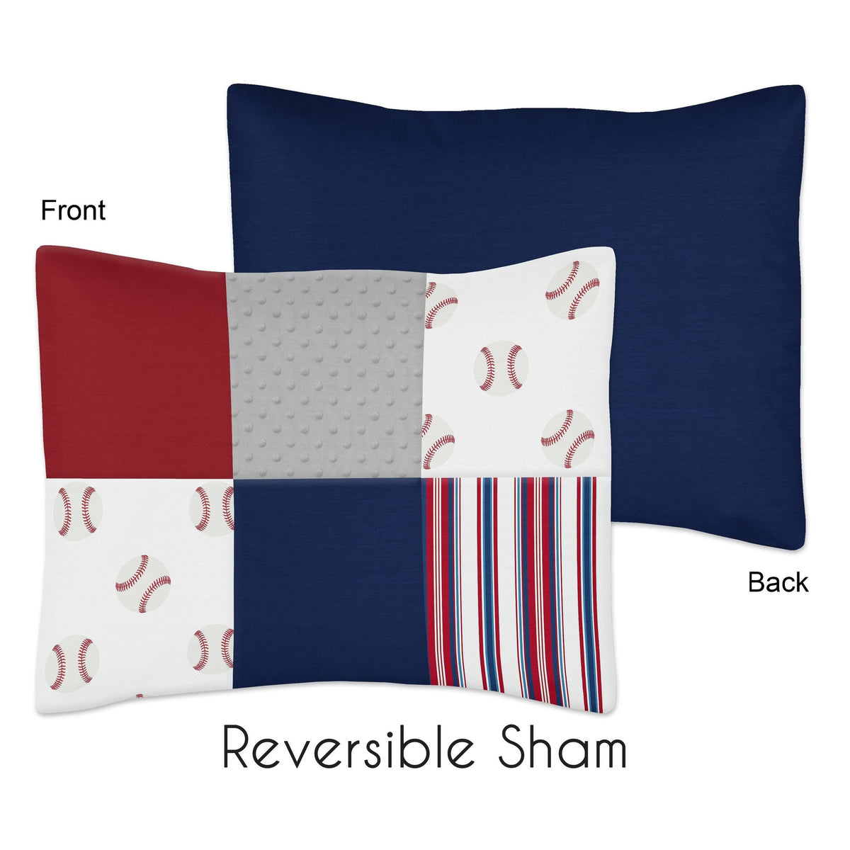 Red/White 5-Piece Toddler Bedding Set O77560