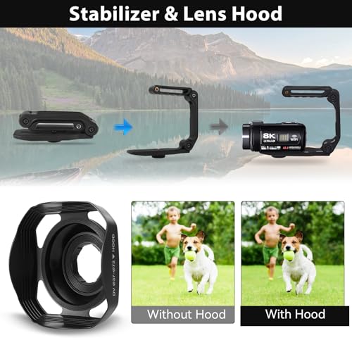 8K Camcorder 48MP UHD Video Camera M965