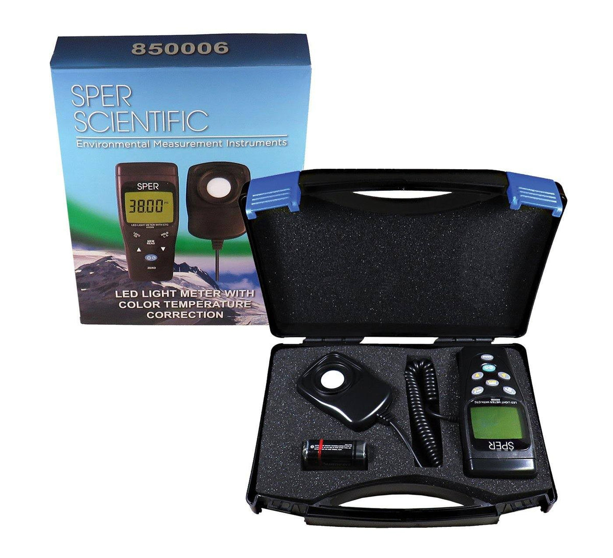 LED Light Meter with Color Temperature Compensation I96423