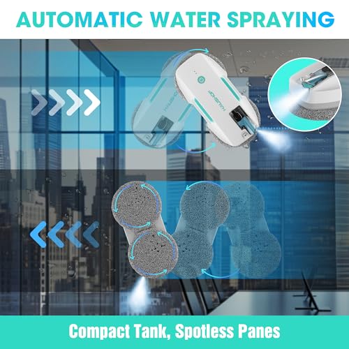 Robot Window Cleaner with 3800Pa Suction H10398