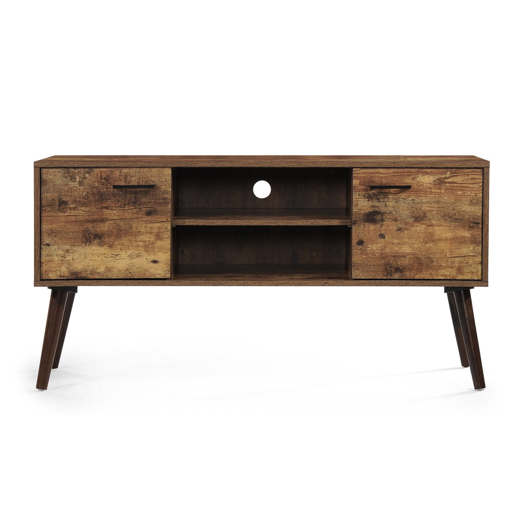 Pine /Wenge Fiberboard Entertainment Center J8902