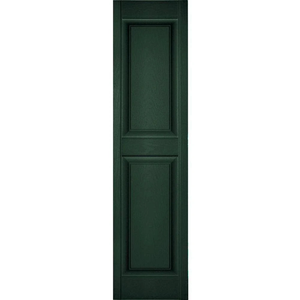 Midnight Green Raised Panel Shutters, Per Pair G44507
