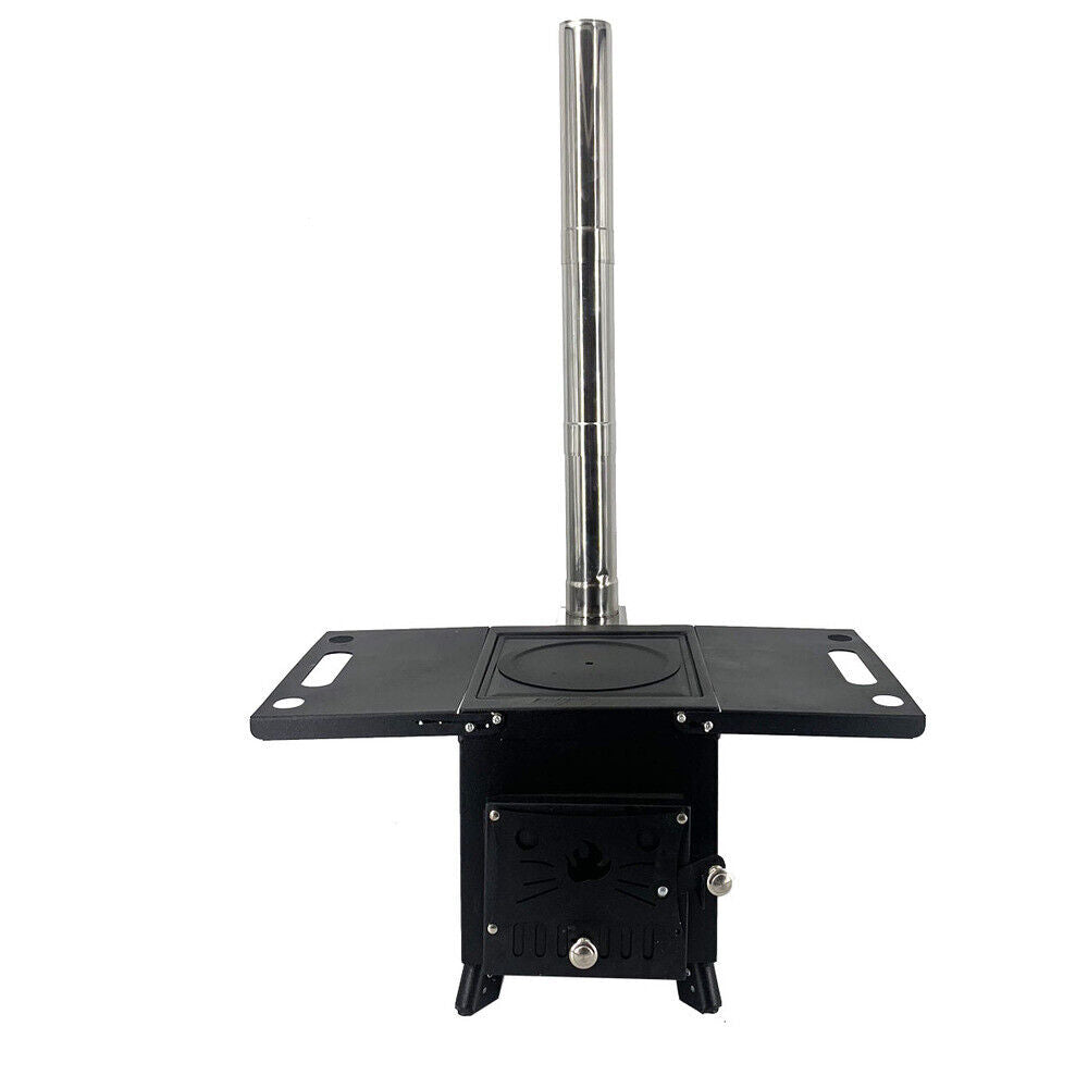 Portable Wood Burning Stove with Chimney Pipe S1865