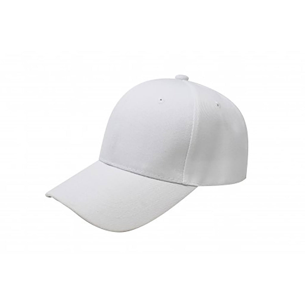 15 Pc Plain Baseball Cap Hat Adjustable White Y171