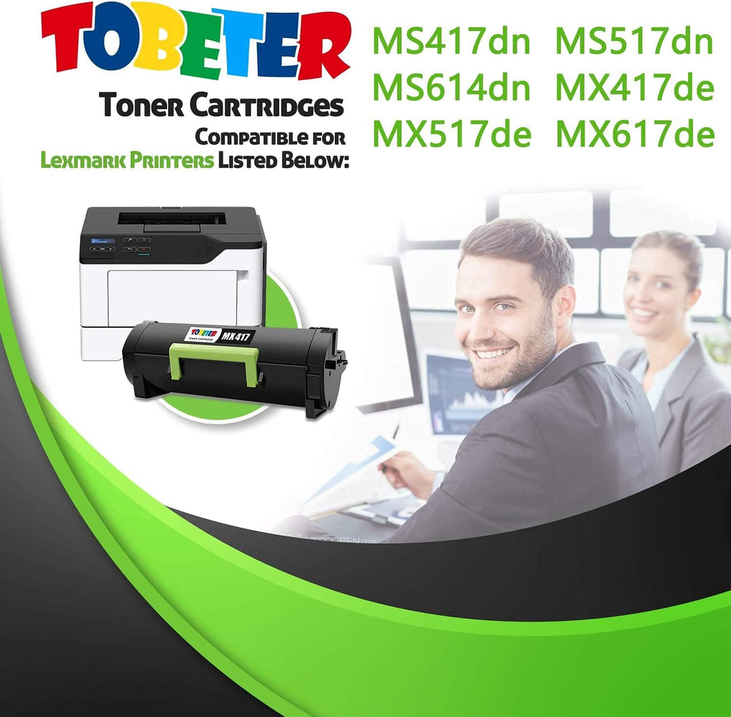 Remanufactured Toner Cartridge for Lexmark 51B1H00 (1 Pack) K545004