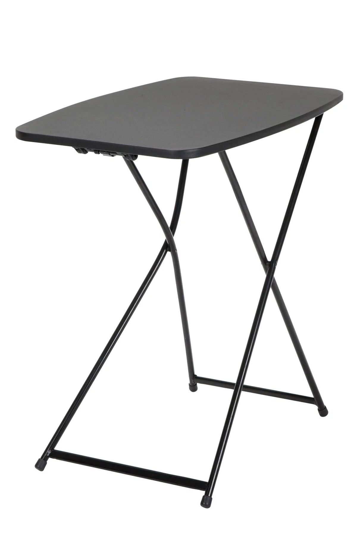 Black Adjustable Height Folding Table, 2 pack V44918