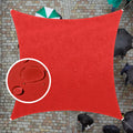 9.5' x 9.5' Red Square Waterproof Sun Shade Sail L445