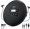 Portable CD Player with Headphones, Black, Pack of 2 T16036