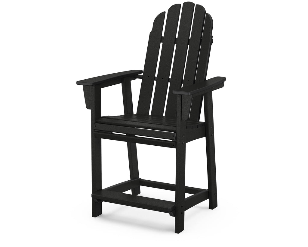 Black Curveback Adirondack Counter Chair B618