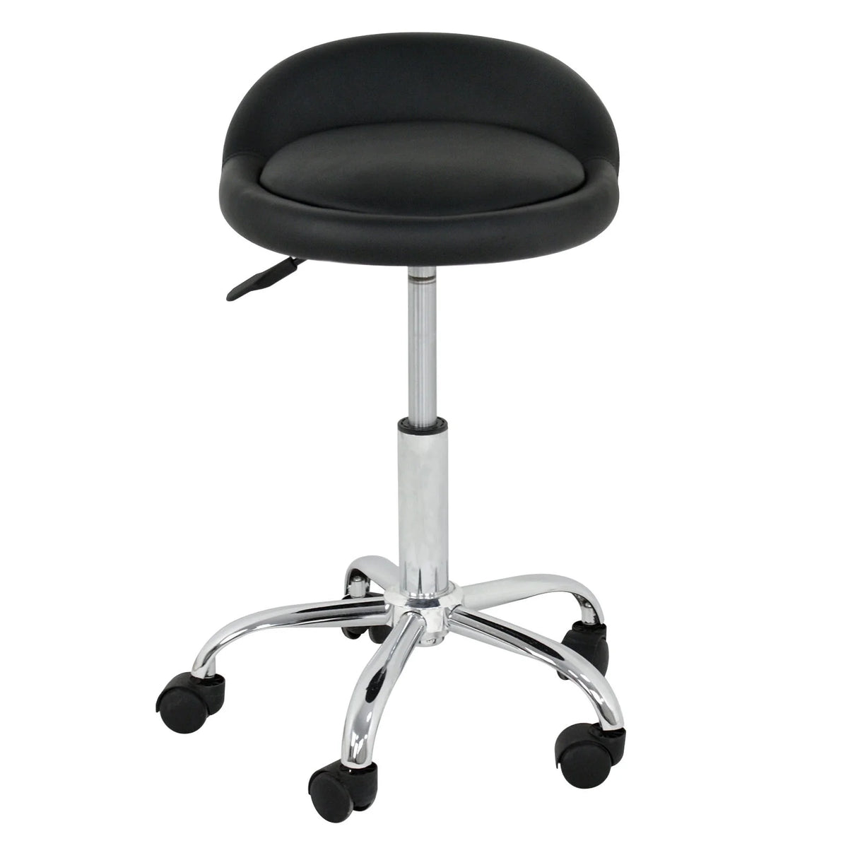 Set of Two Swivel Salon Stool Chair, Black Z588