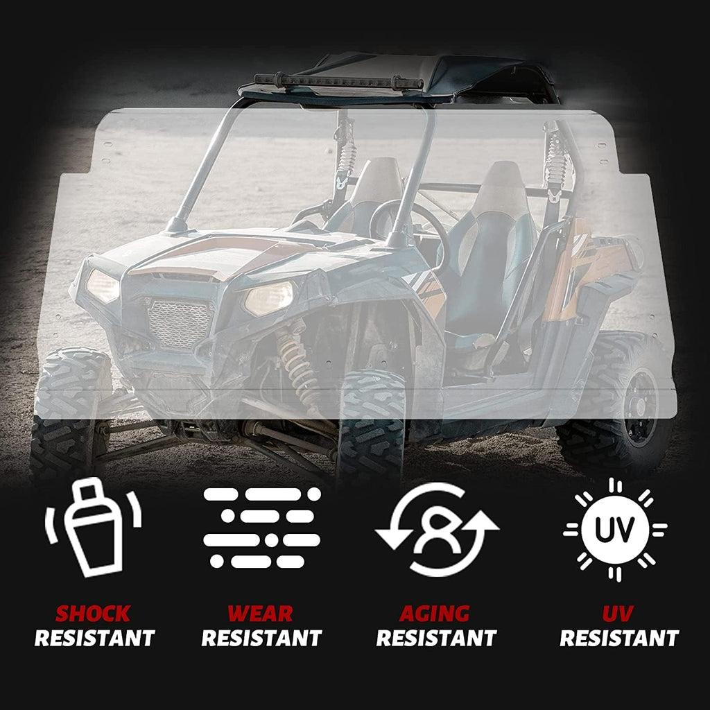Scratch Resistant Clear Flip Windscreen S66180