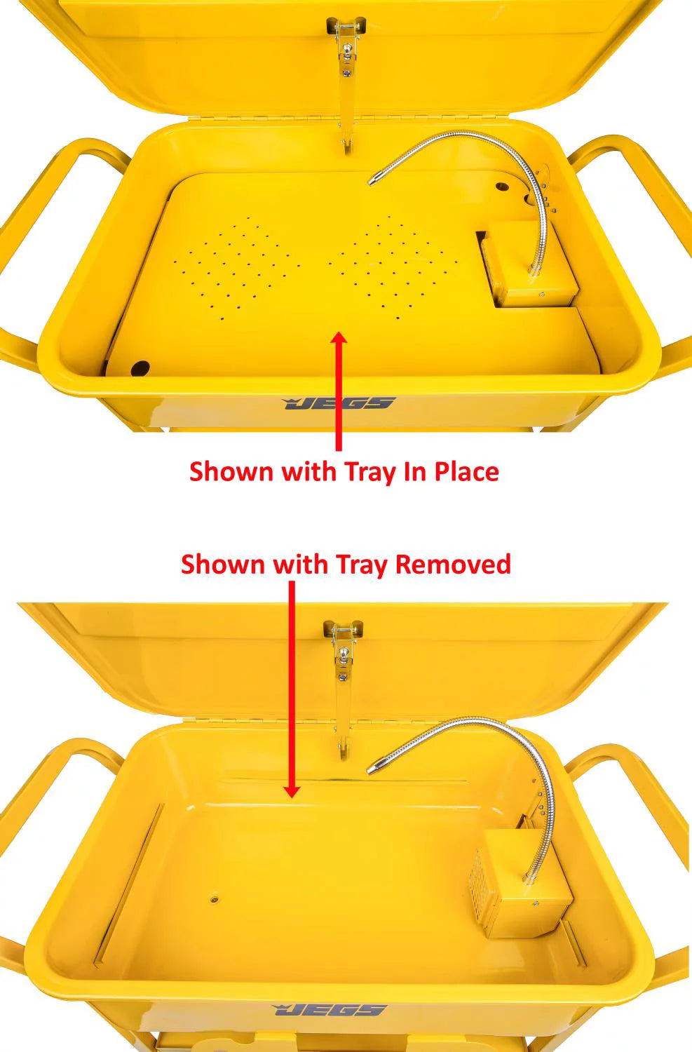 Portable Parts Washer Cart 20-Gallon Tank P912