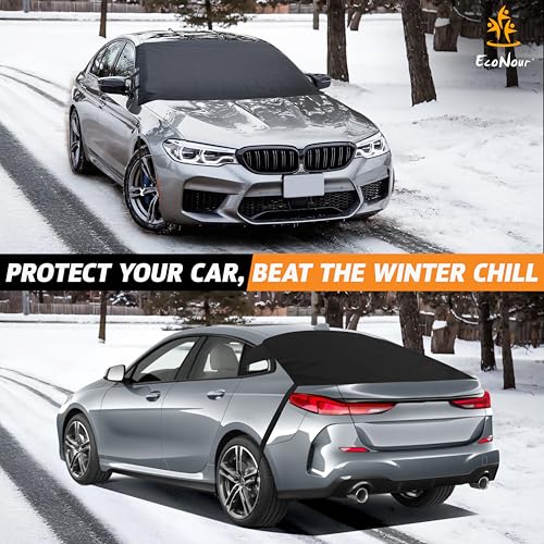 Waterproof Windshield Snow Cover with Side Mirror Covers W506