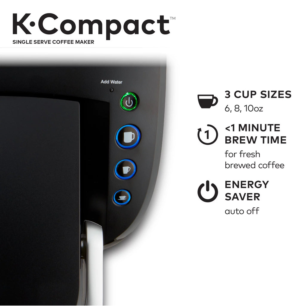 Black Single-Serve K-Cup Pod Coffee Maker Y8454