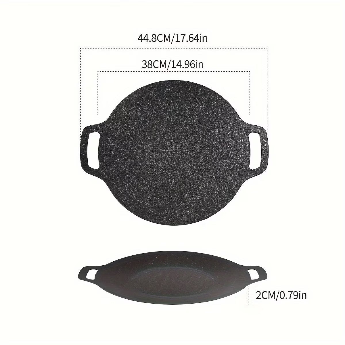 Non-stick Coating Round BBQ Grill Pan C85527
