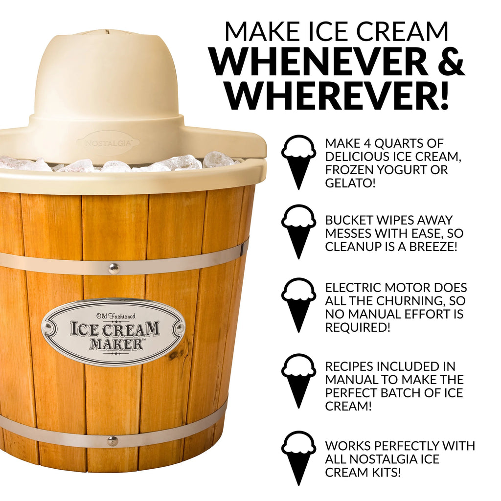4-Quart Electric Ice Cream Maker C65121