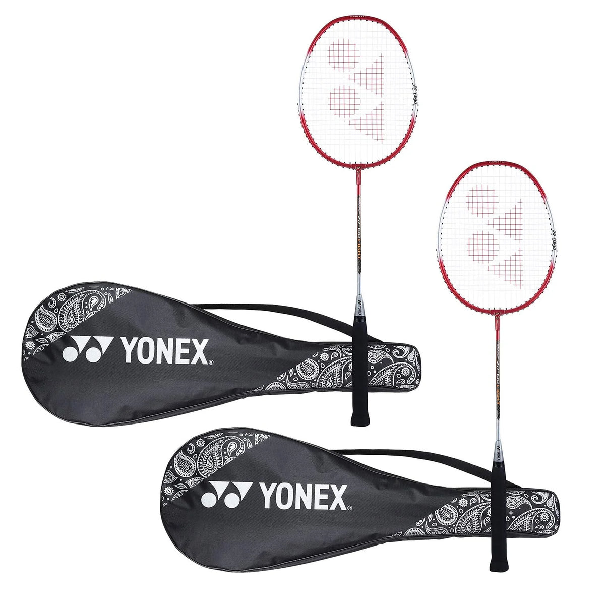 Set of 2 Red Badminton Racquet I2652