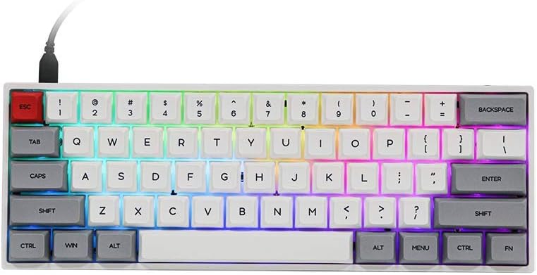 61 Keys Bluetooth Mechanical Keyboard with RGB Backlit T71444
