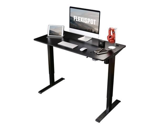 Black 48 x 24 Inches Height Adjustable Electric Sit Stand Desk X763703