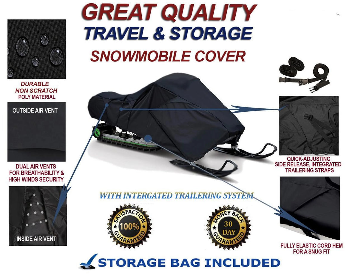 300D Snowmobile Travel and Storage Cover Z824