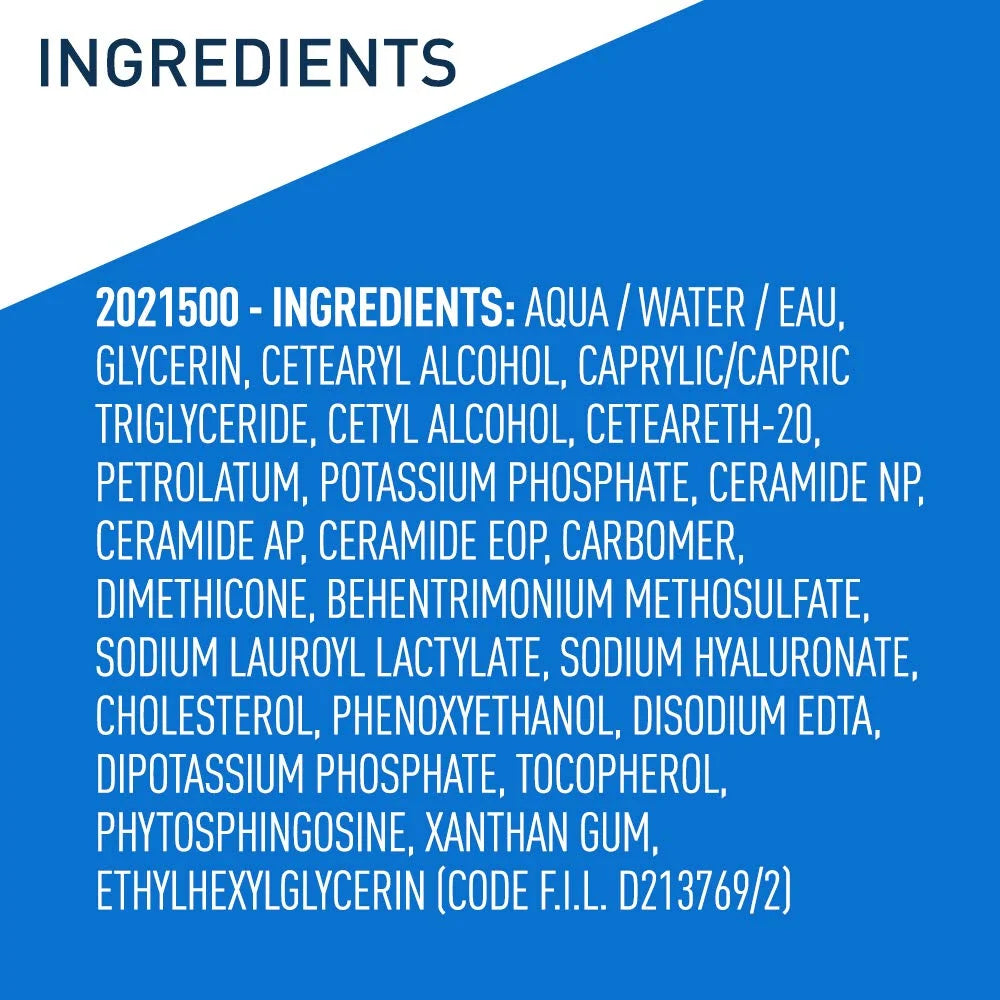 Moisturizing Cream with Hyaluronic Acid and Ceramides 19 Ounce D890166