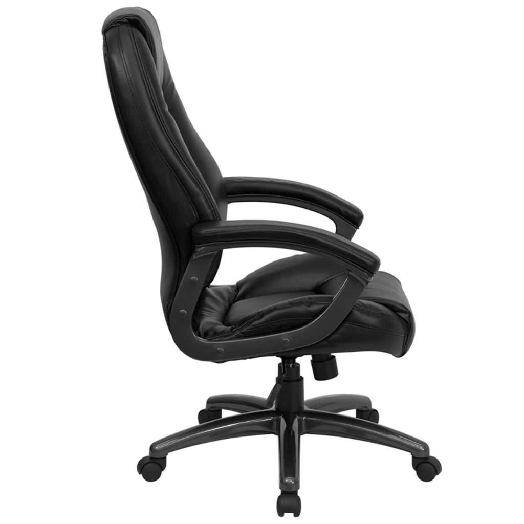 Black High Back Executive Swivel Ergonomic Office Chair with Arms G397985