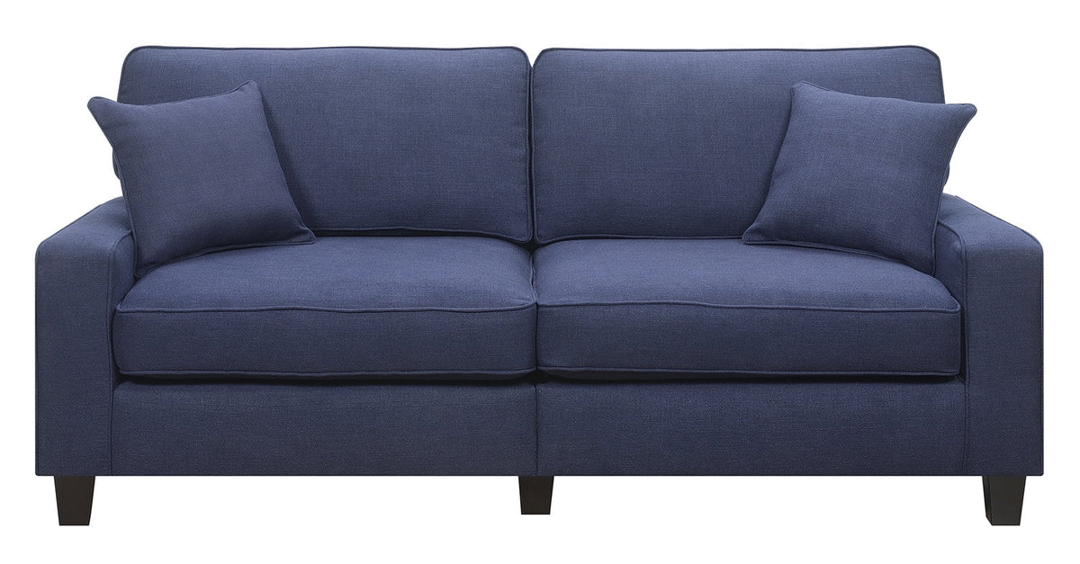 Navy Blue Fabric Sofa F995203