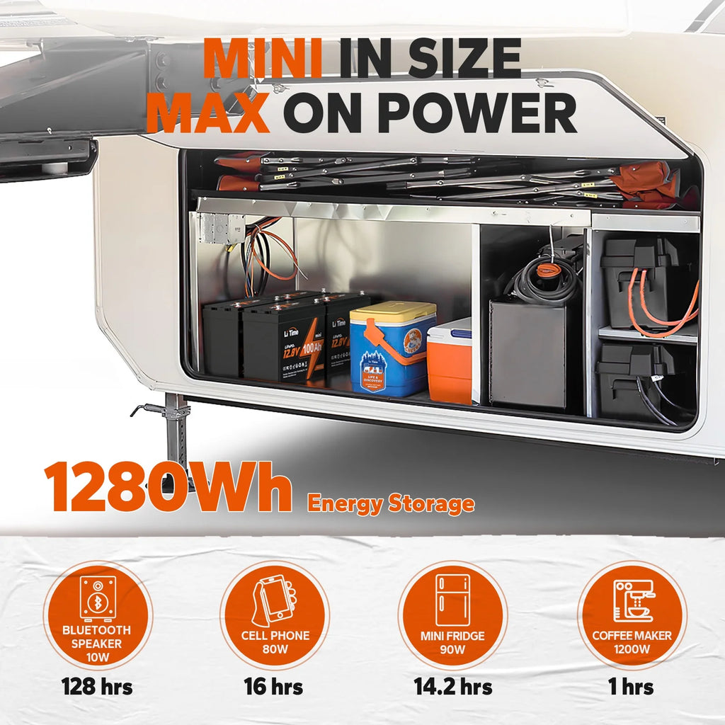 12V 100Ah LiFePO4 Lithium Battery U510