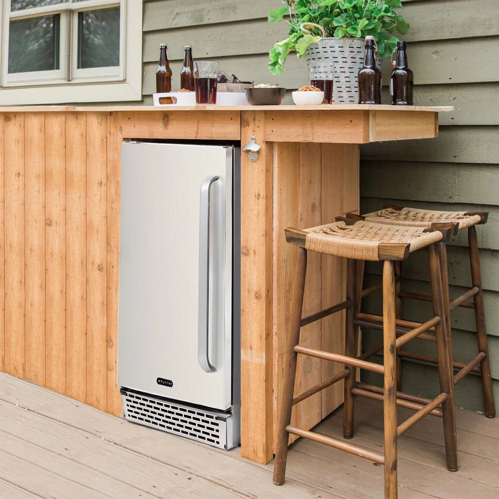 62 Can Lockable Stainless Steel Beverage Refrigerator H7790