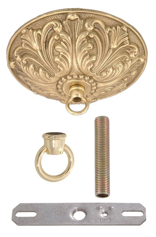 Unfinished Brass Die Cast Brass Canopy Lamp L482