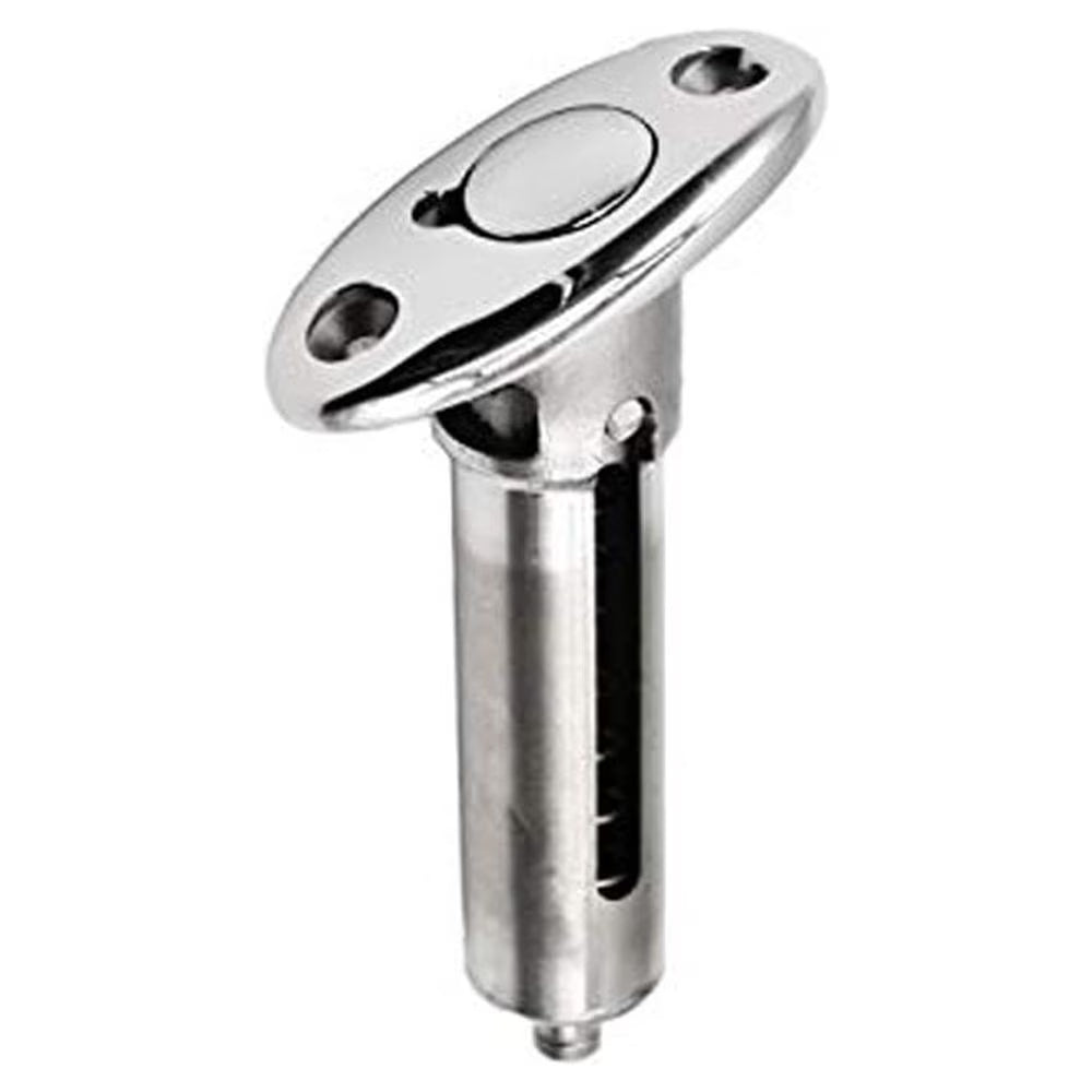 316 Stainless Steel Marine Flag Staff Stanchion Socket for 1" Tube R94198
