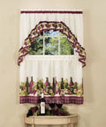 Burgundy Tier and Swag Set G4572