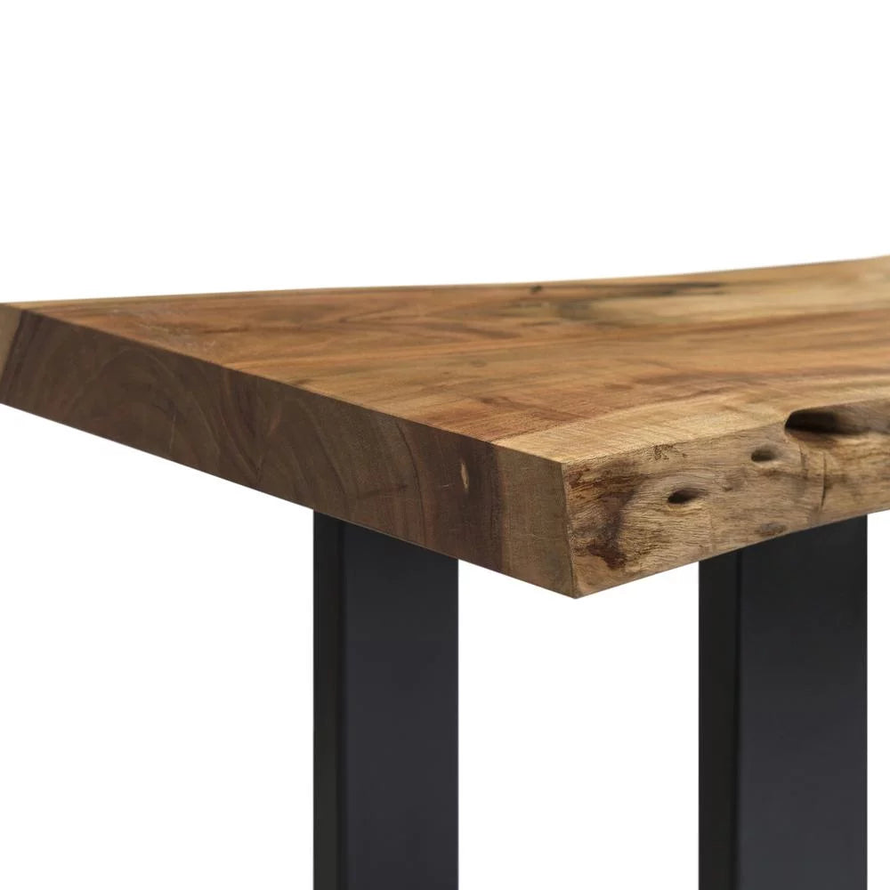 Natural Live Edge Wood 36" Bench P587